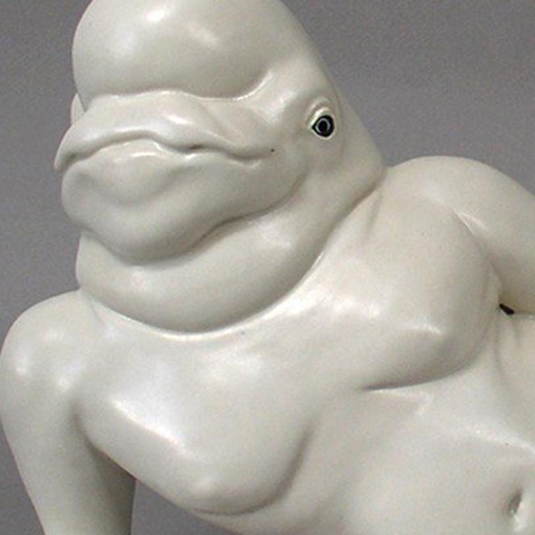 Reclining Beluga - Sculpture by Keira Norton