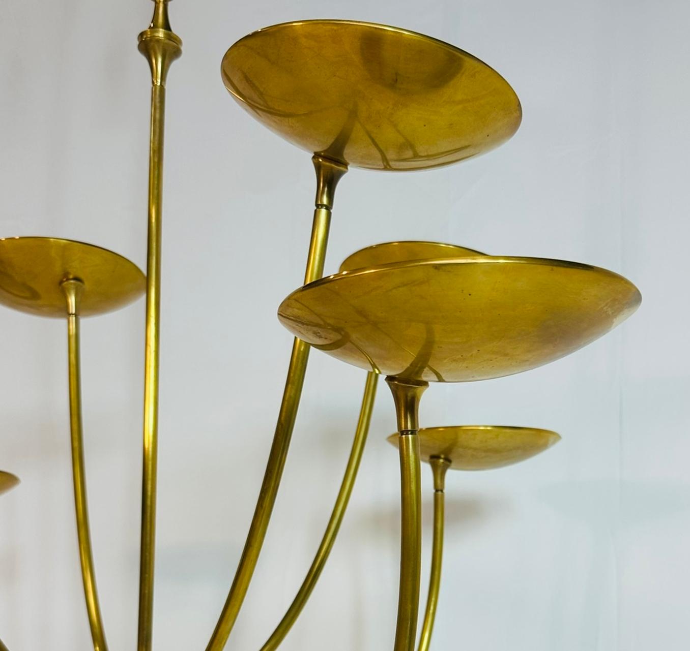 Laiton Lustre Keira XL de Thomas O' Brian pour Visual Comfort
