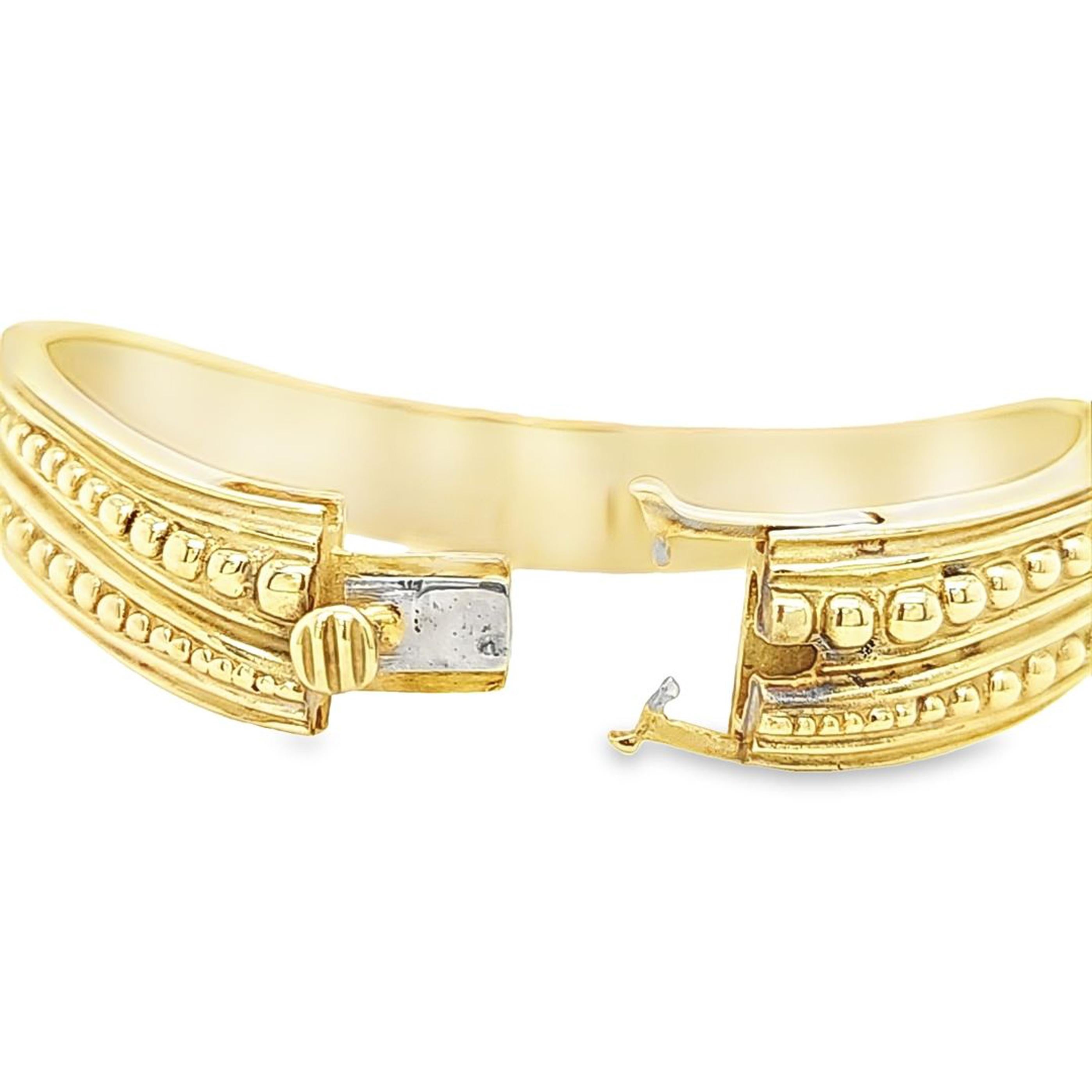 Keiselstein Cord Bracelet jonc à charnières caviar Pour femmes en vente