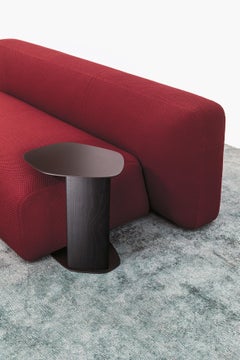 Keisho Coffee Table in Plum Top with Walnut Stained Ssh Base by Andrea Steidl