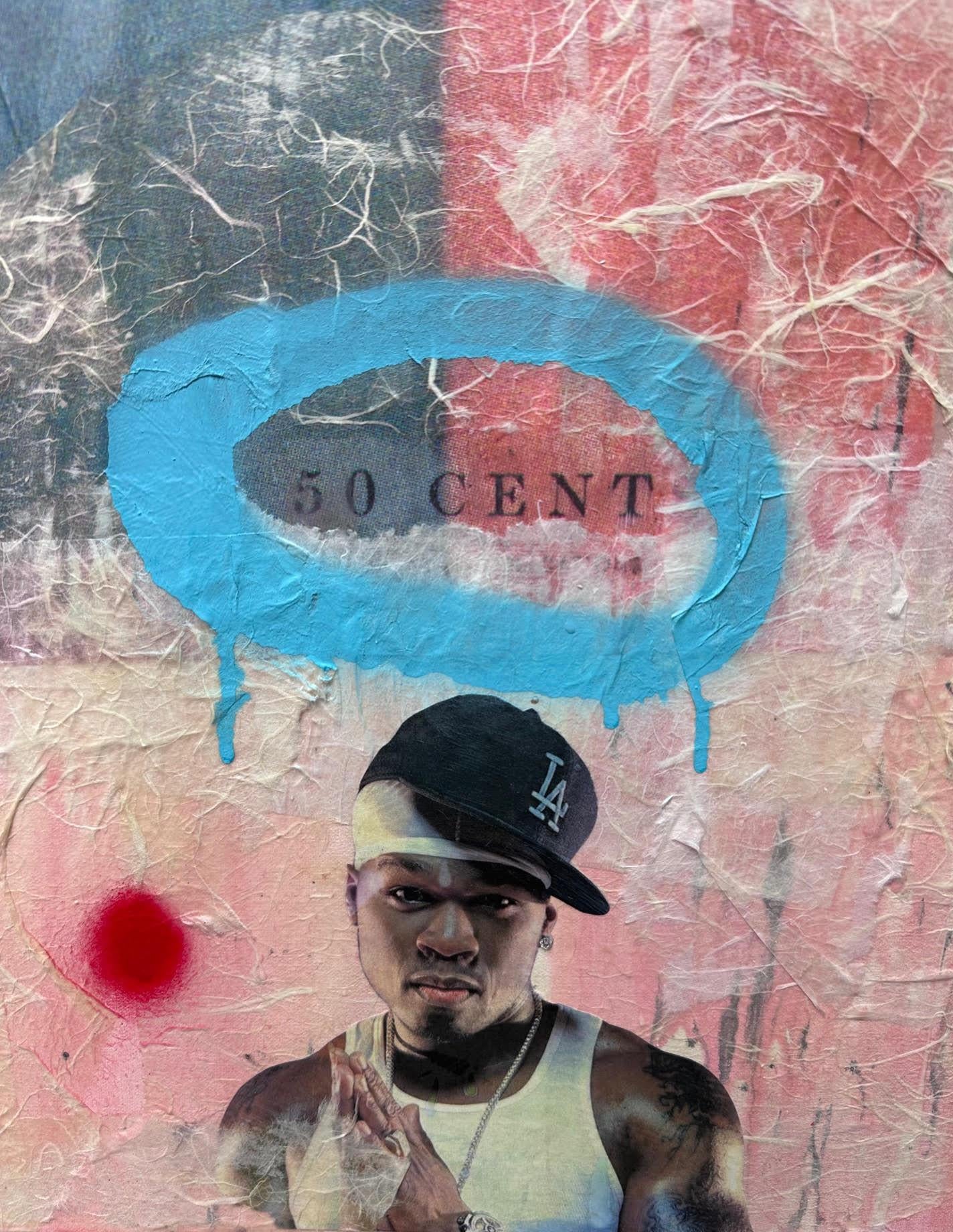 50 Cent Mixed Media For Sale 1