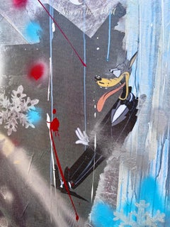 Dovima AKA The Ice Princes Mixed Media on Canvas