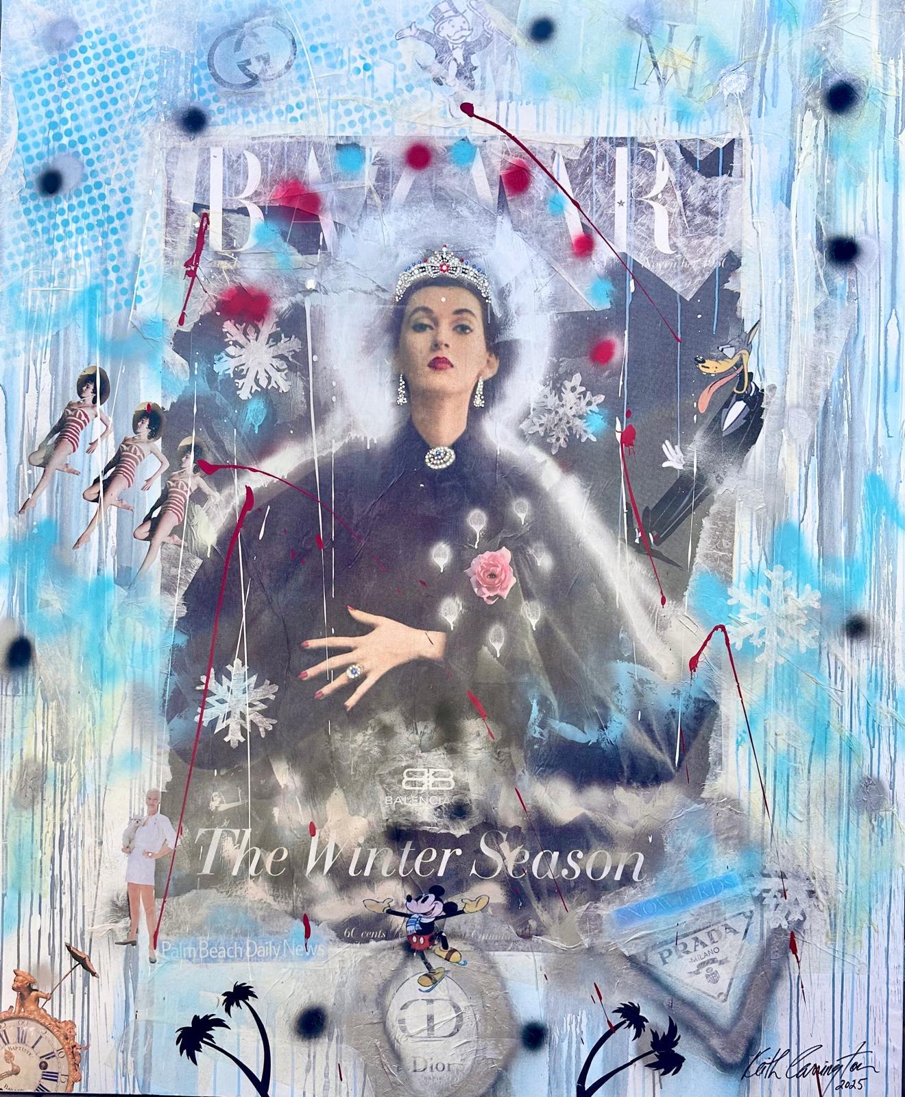 Dovima AKA Los Príncipes de Hielo Técnica mixta sobre lienzo - Mixed Media Art de Keith Carrington