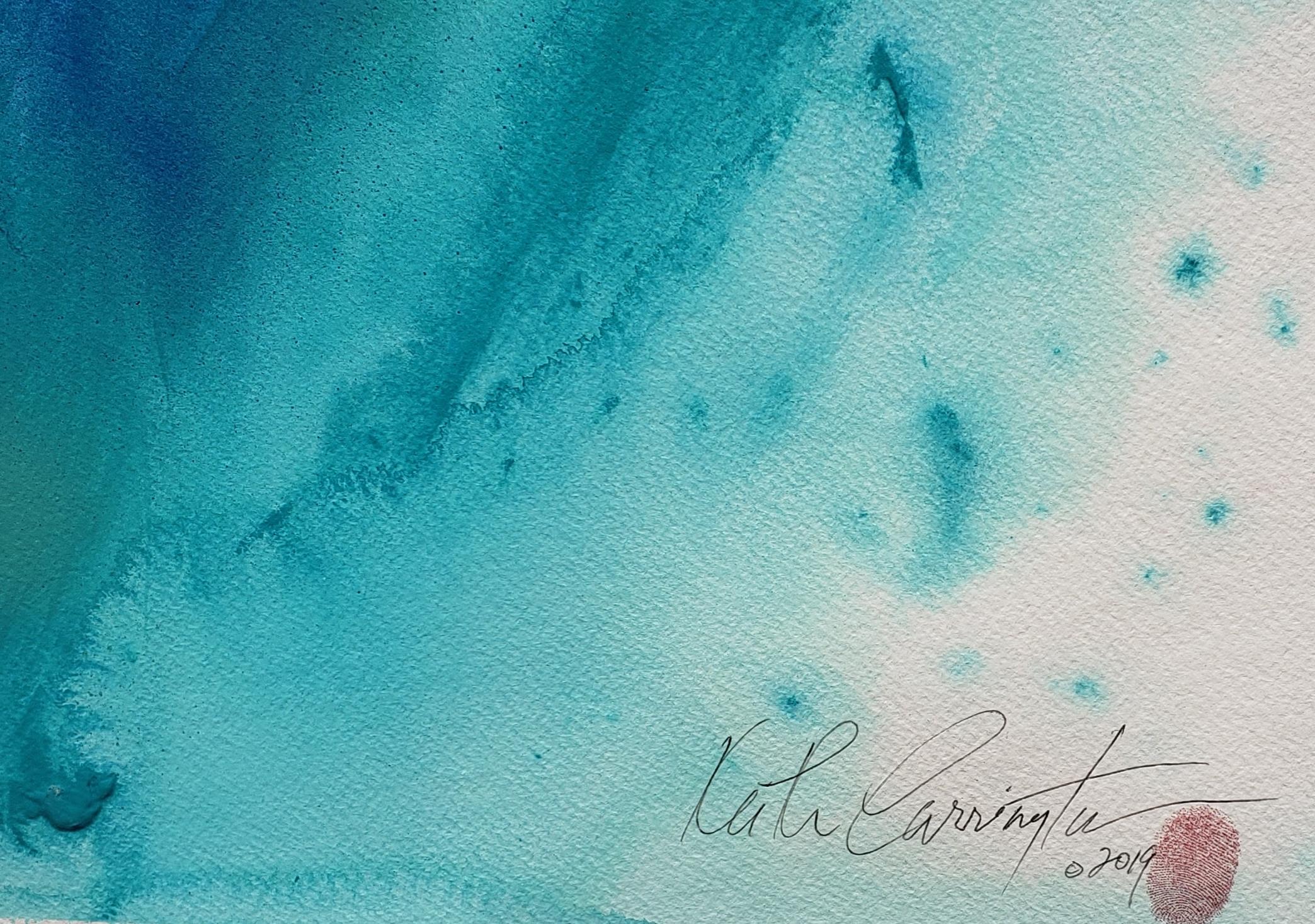 Chakra n°5 Bleu Cœur - Art de Keith Carrington