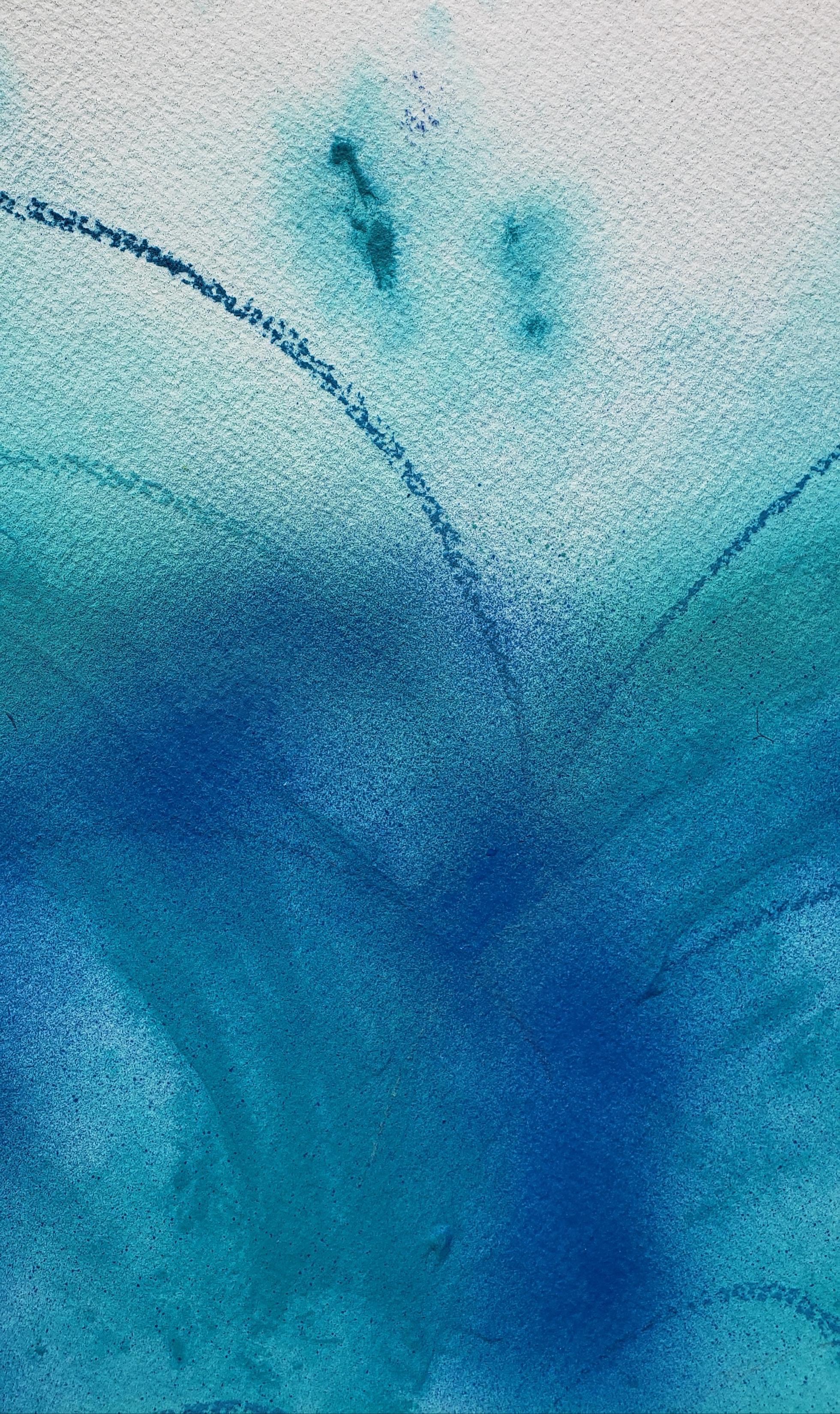 Chakra n°5 Bleu Cœur - Pop Art Art par Keith Carrington