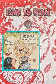 Evil Eye large Mixed Media Pop Art