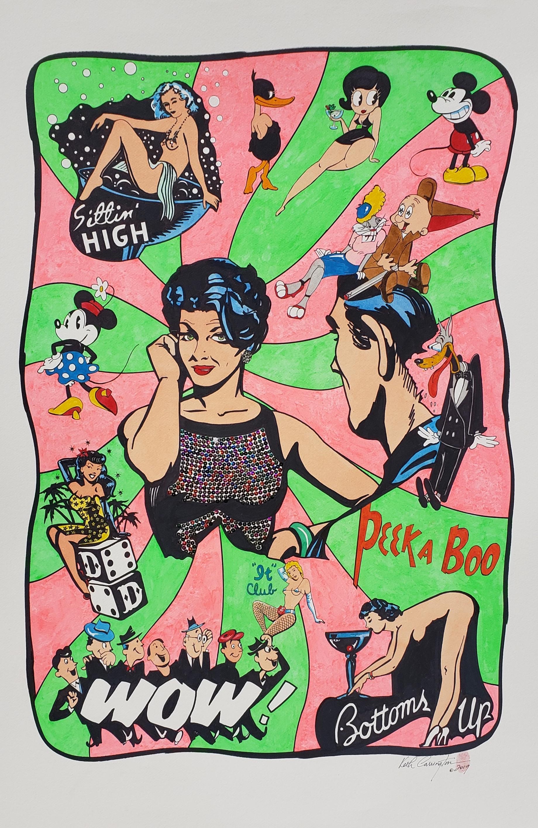 Féminine Mystique Tinta sobre papel