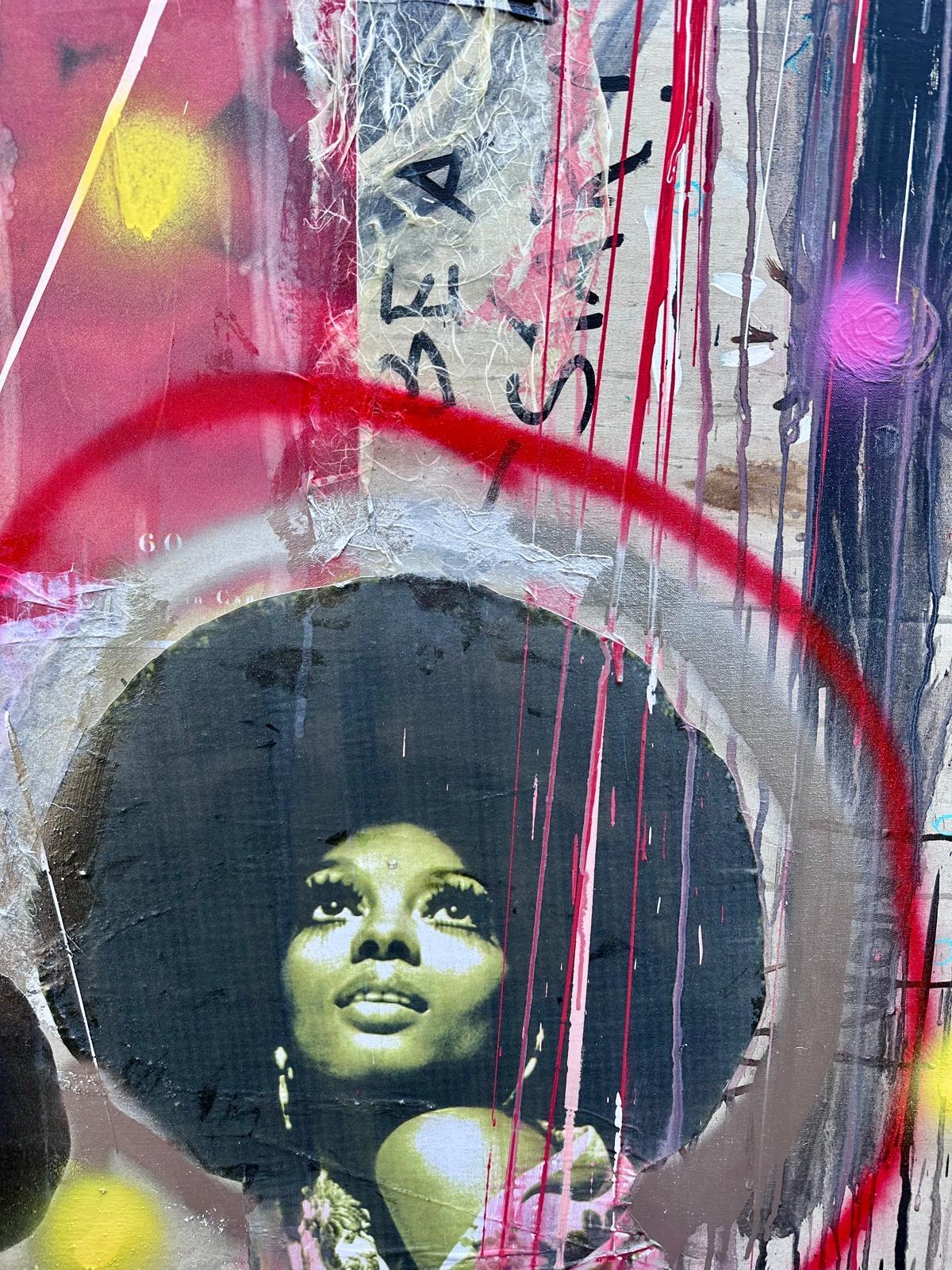 Come Bazaar Tecnica mista su tela - Painting Espressionismo astratto di Keith Carrington