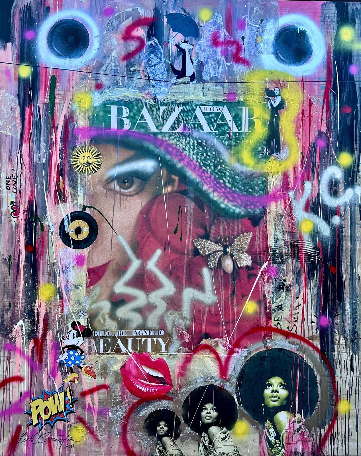 Come Bazaar Tecnica mista su tela