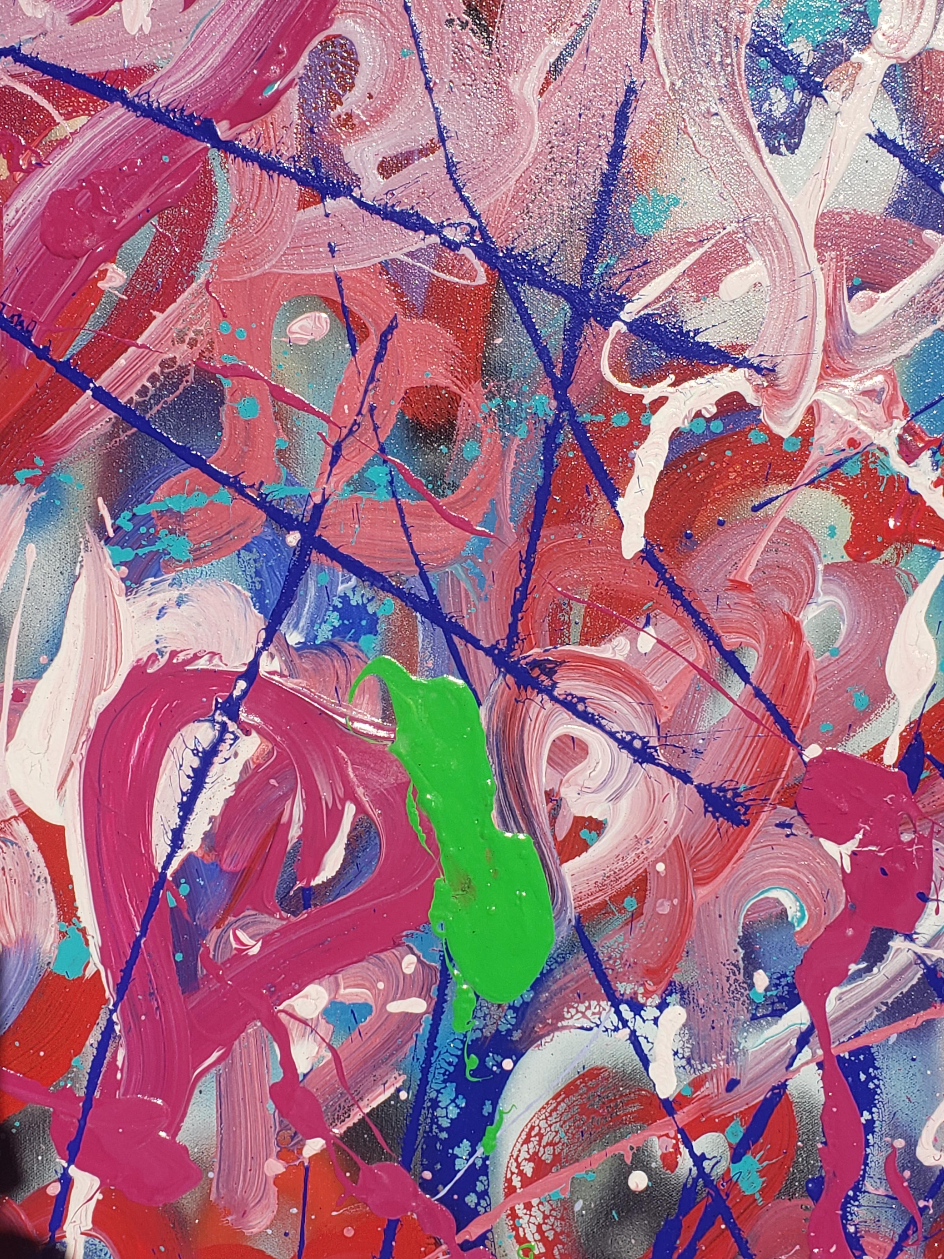 Die Liebe II (Abstrakter Expressionismus), Painting, von Keith Carrington