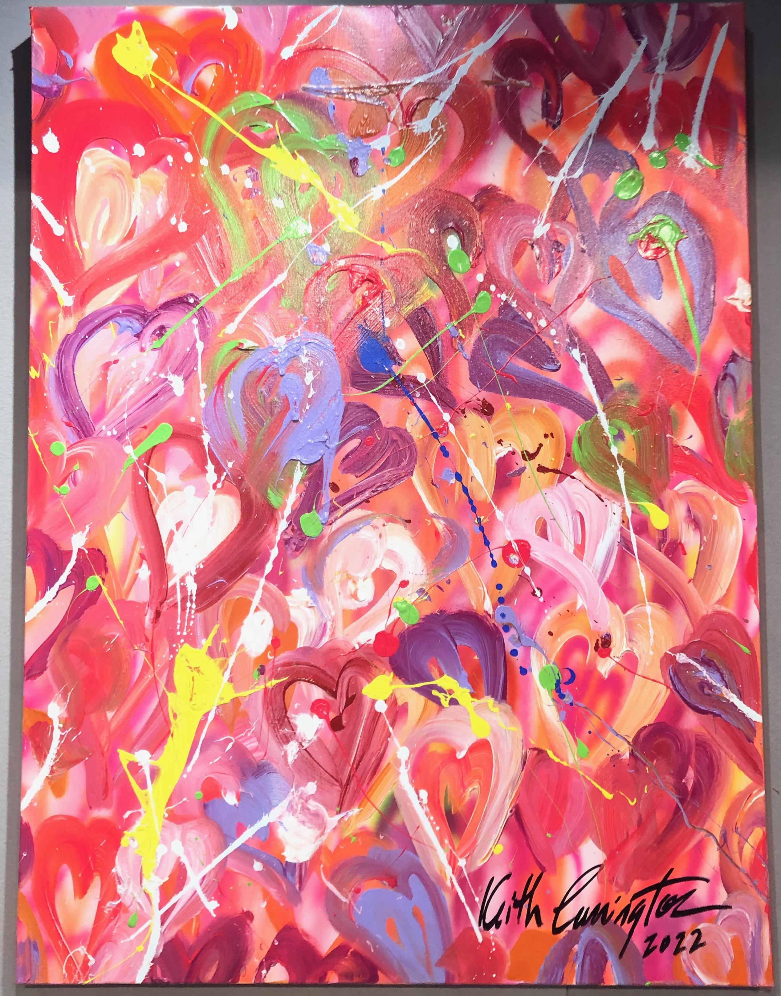 Keith Carrington Abstract Painting - Palm Beach #2 
