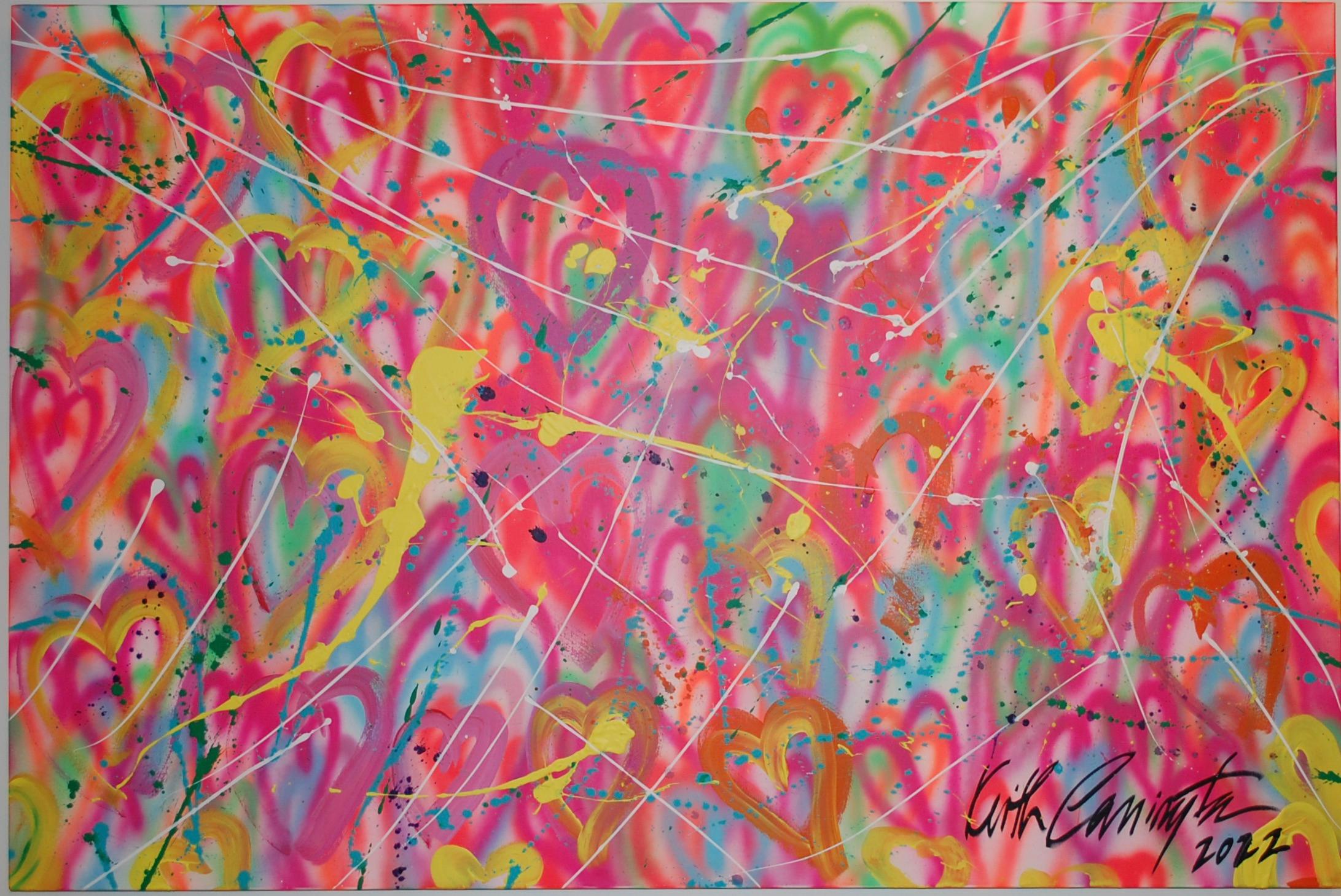 Keith Carrington Abstract Painting – Palm Beach #3 Zusammenfassung
