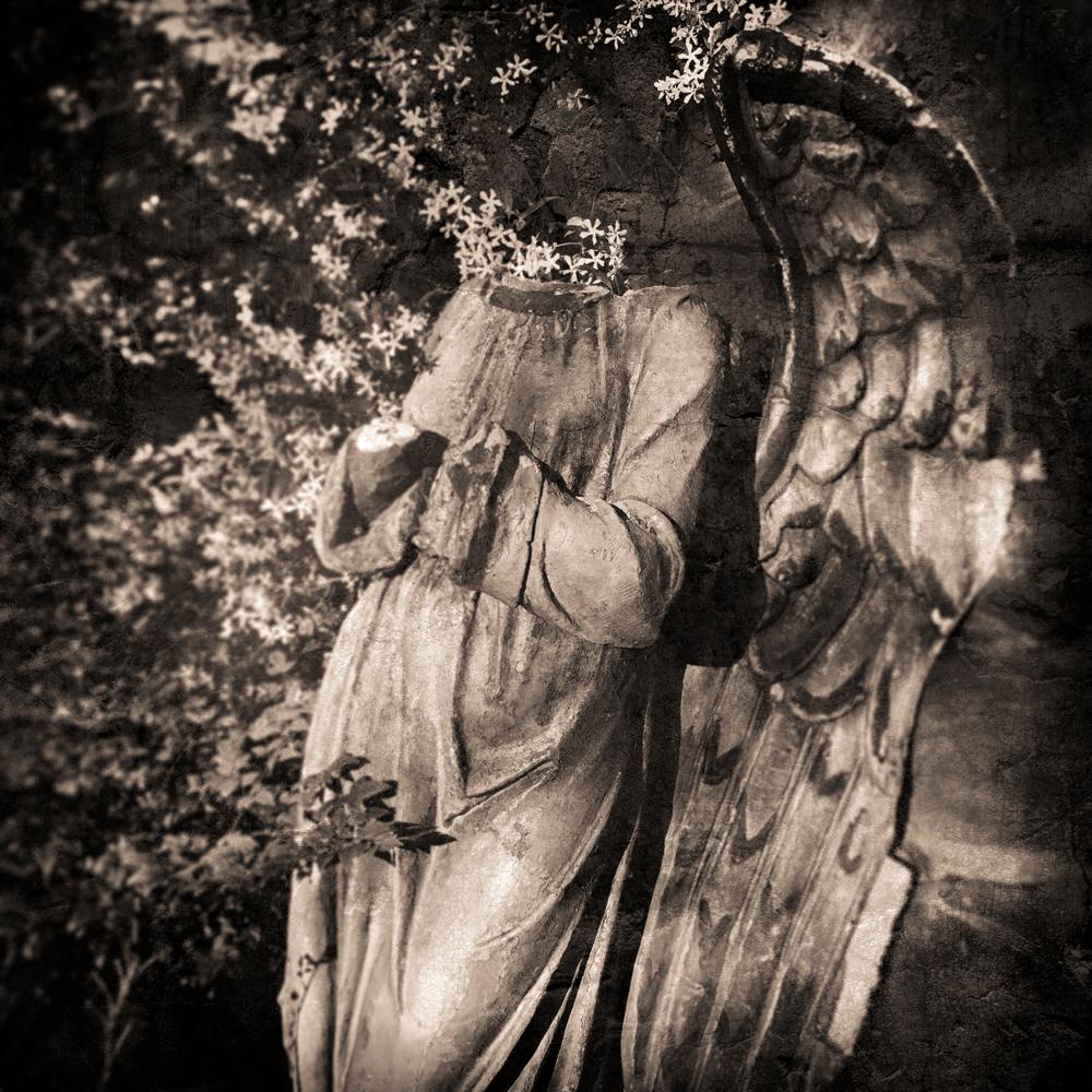 Keith Carter b.1948 Black and White Photograph - Angel and Stars, limited edition archival ink photograph, signed and numbered 