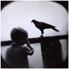 Boy and Hawk by Keith Carter. Signed limited edition 16 x 20" print
