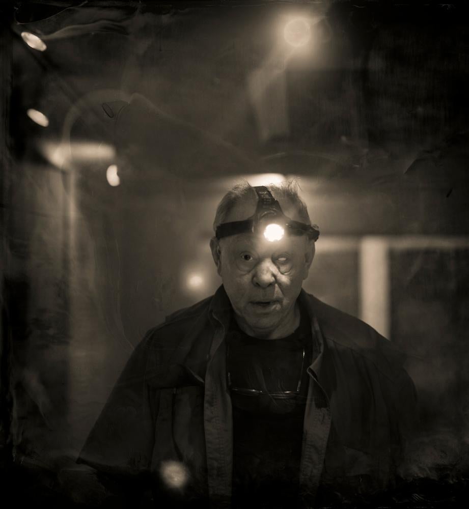 Keith Carter b.1948 Black and White Photograph - Headlamp, limited edition pigment ink photograph, signed and numbered 