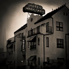 L'Hôtel Mark Twain, photographie à l'encre pigmentaire en édition limitée, signée et numérotée 