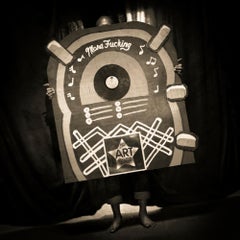 More Fucking Art, limited edition pigment ink photograph, signed and numbered