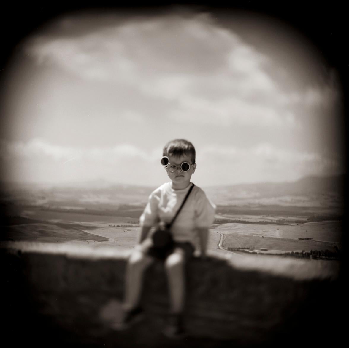 Keith Carter b.1948 Black and White Photograph - Sunglasses, silver gelatin photograph, signed and numbered