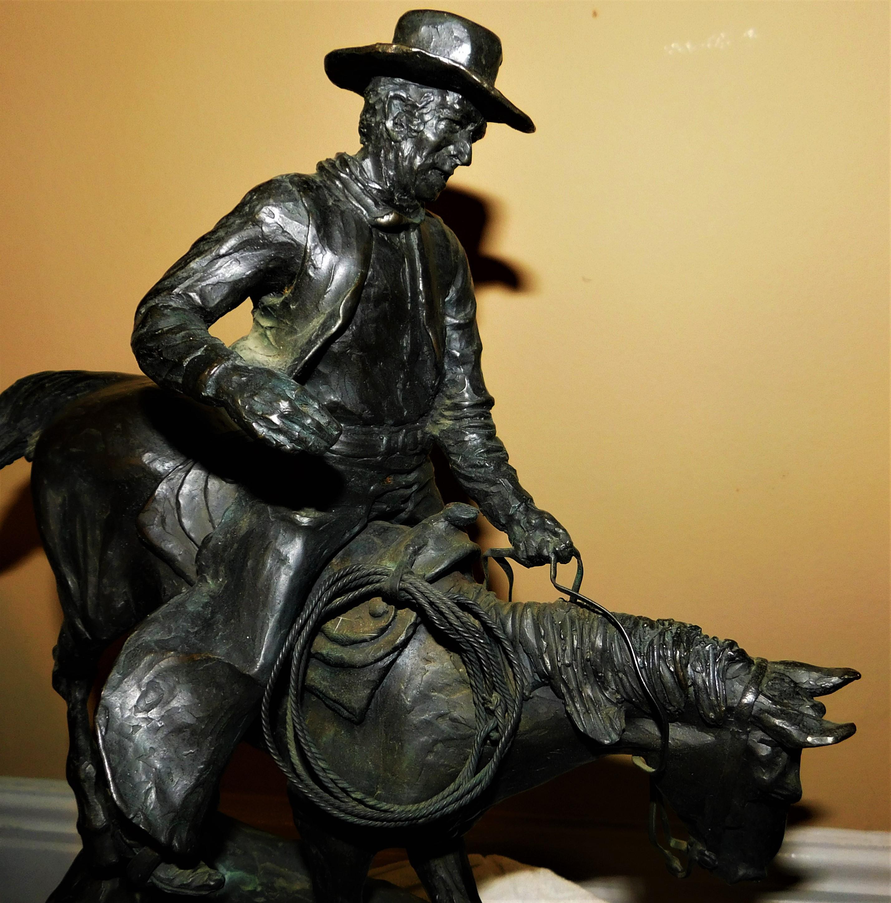 Keith Christie Western Bronze Sculpture 