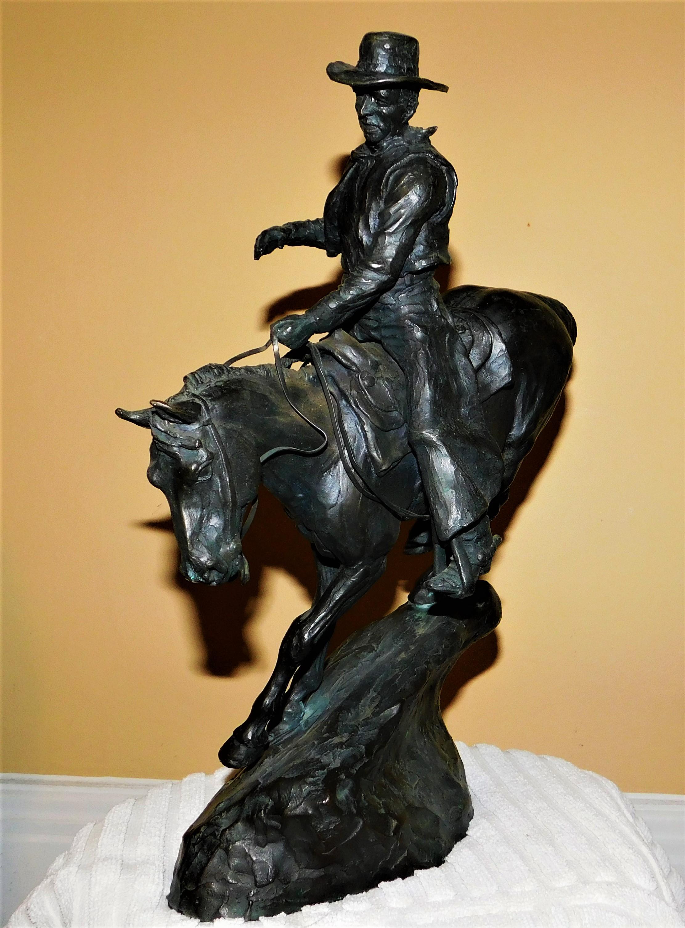 Keith Christie Western Bronze Sculpture 
