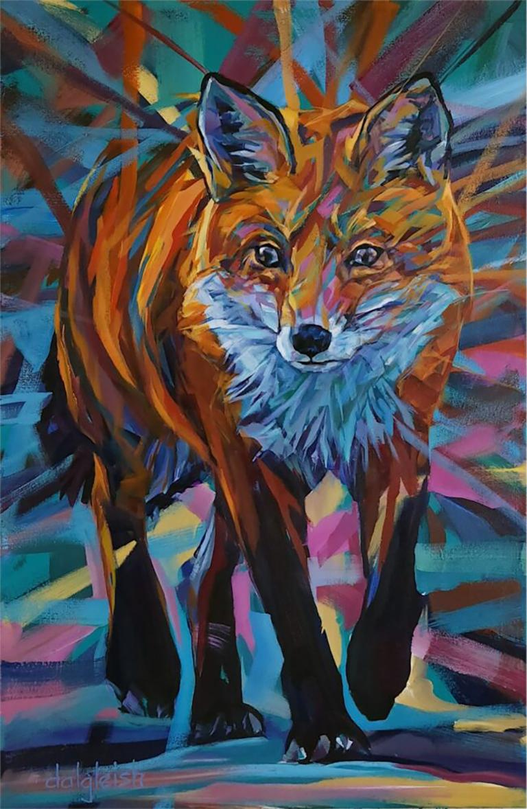 Keith Dalgleish Animal Painting – Zählen Sie Ihre Hühner