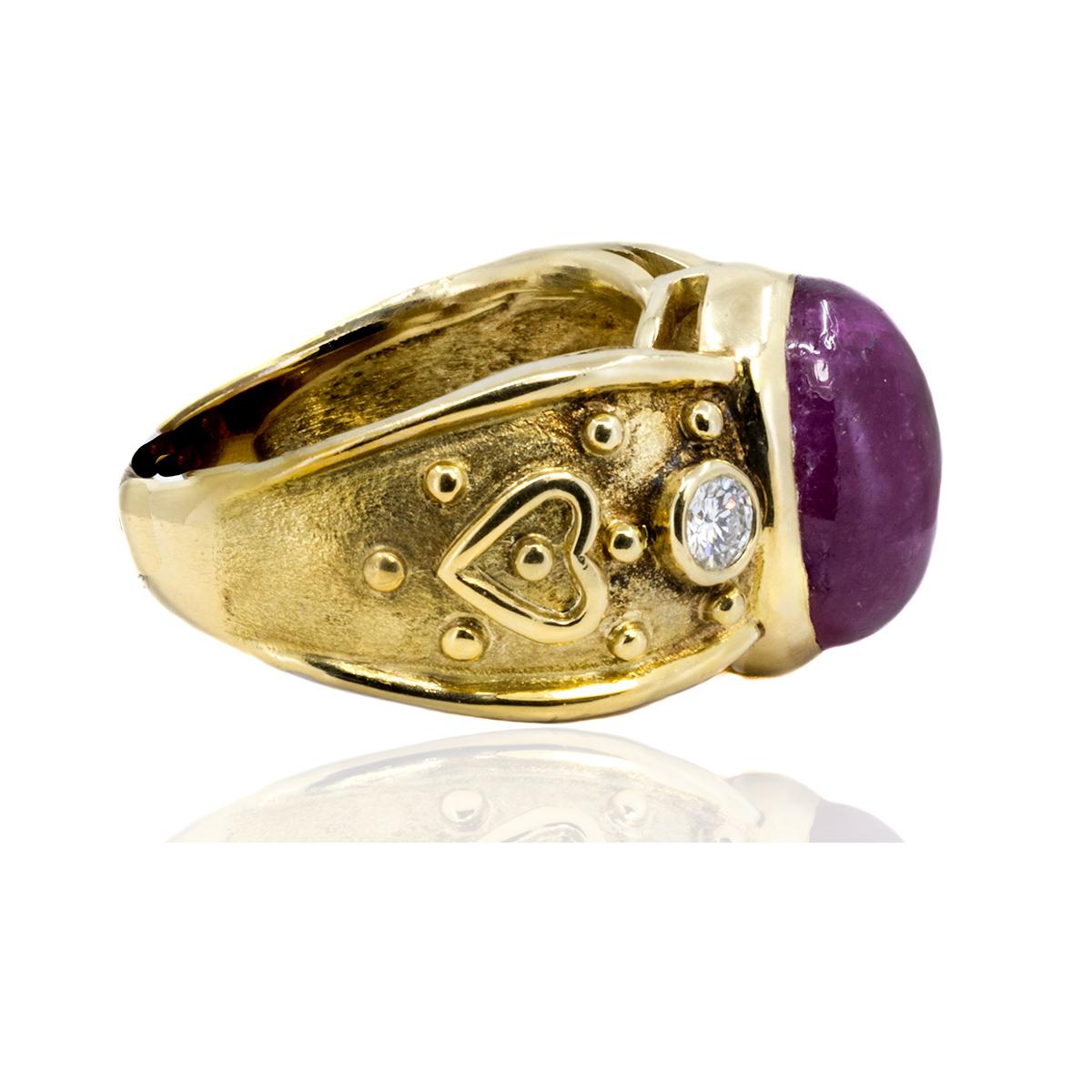 Anillo Keith Davis de Rubí de Birmania de 12,33 ct en Nuevo estado para la venta en Sarasota, FL