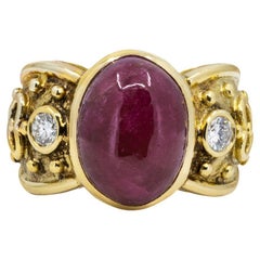 Keith Davis 12.33 ct Burma Ruby Ring