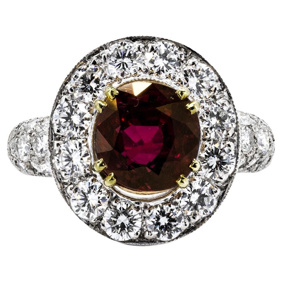 Anillo de rubí Keith Davis