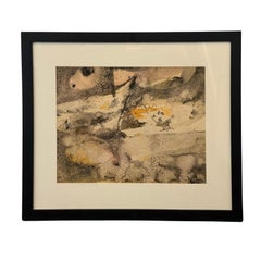 Aquarelle abstraite au ton terreux par Keith Finch