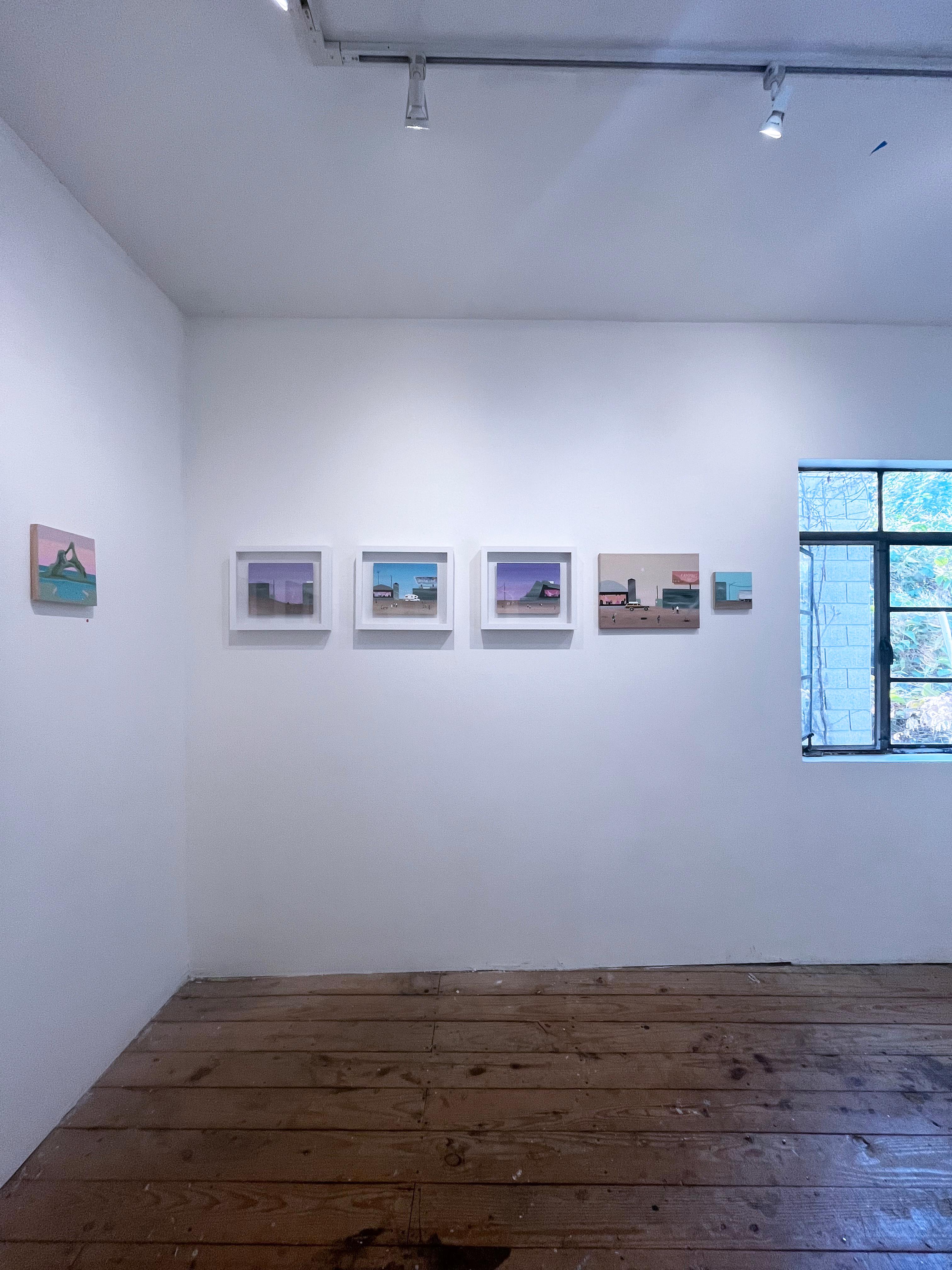 Lista degli ospiti di Keith Garcia, Pittura figurativa di paesaggio del campeggio in vendita 5
