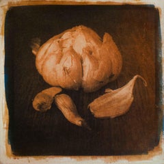Garlic, Mixed Media on Paper