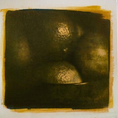 Limes in a Bowl, Mixed Media on Paper