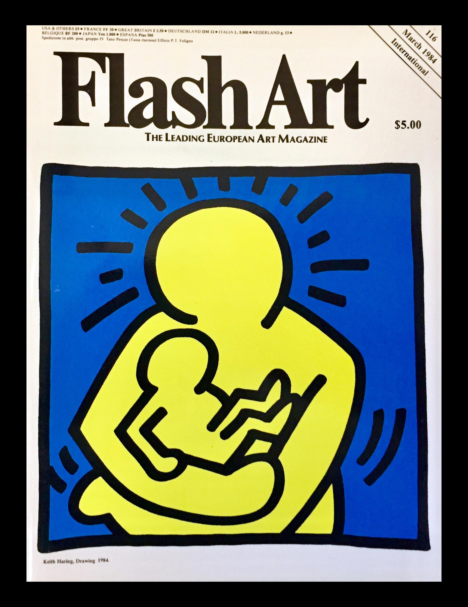 Late 20th Century Keith Haring 1984 Illustrated Cover Art