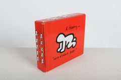 Keith Haring 1990s Pop Shop - Bebé Radiante - Escultura de Arte Bebé Hinchable