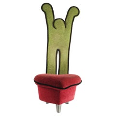 Keith Haring (d'après), chaise à dossier haut "Hurrah".