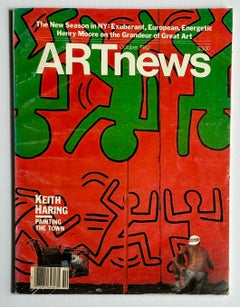 Keith Haring ArtNews 1982 (Keith Haring mural)