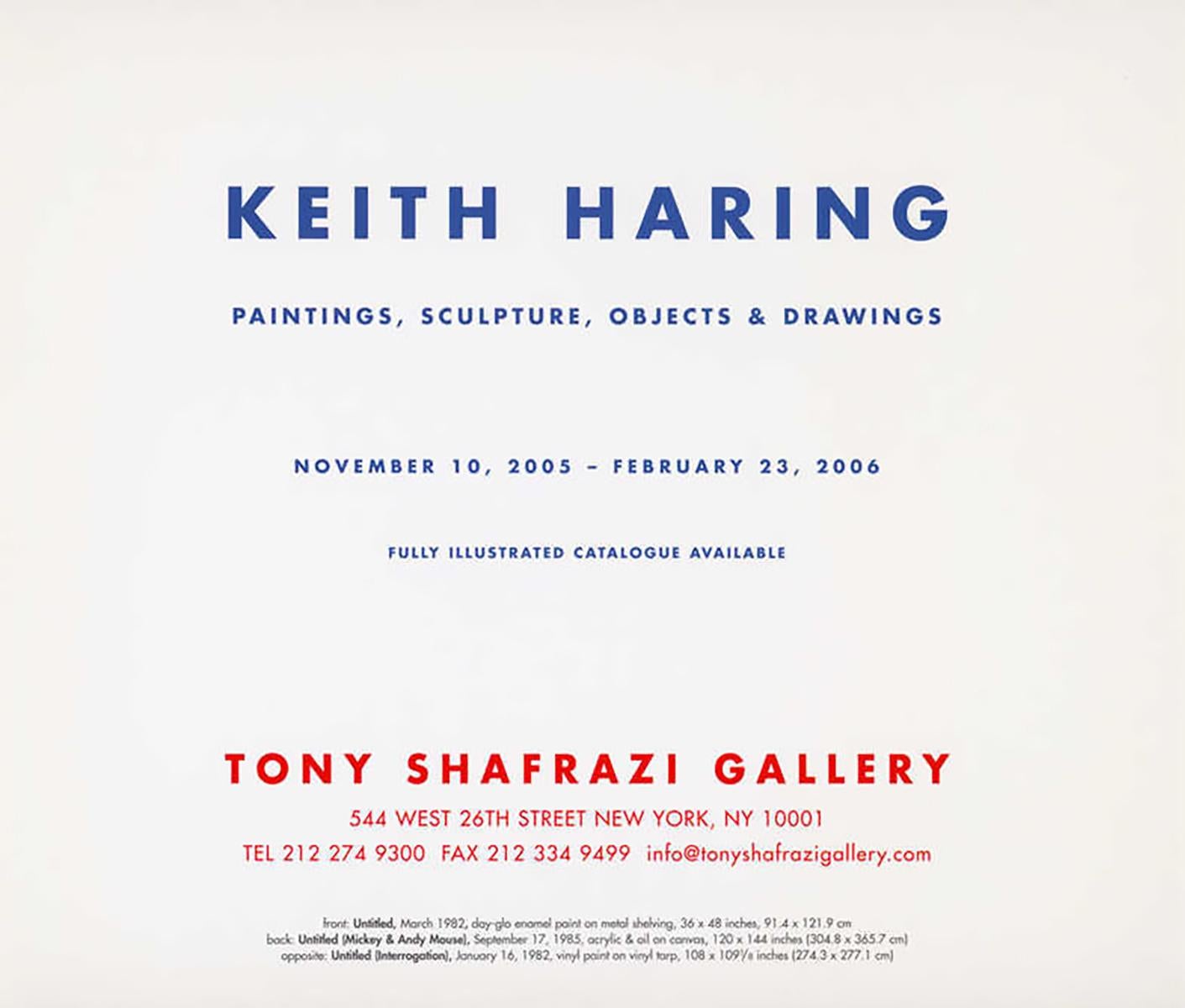 Keith Haring at Tony Shafrazi Gallery, 2005 In Good Condition For Sale In Brooklyn, NY