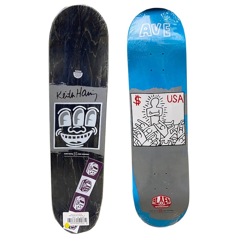 Keith Haring, collectionneur de planches de Skate Board de l'AVE En vente  sur 1stDibs