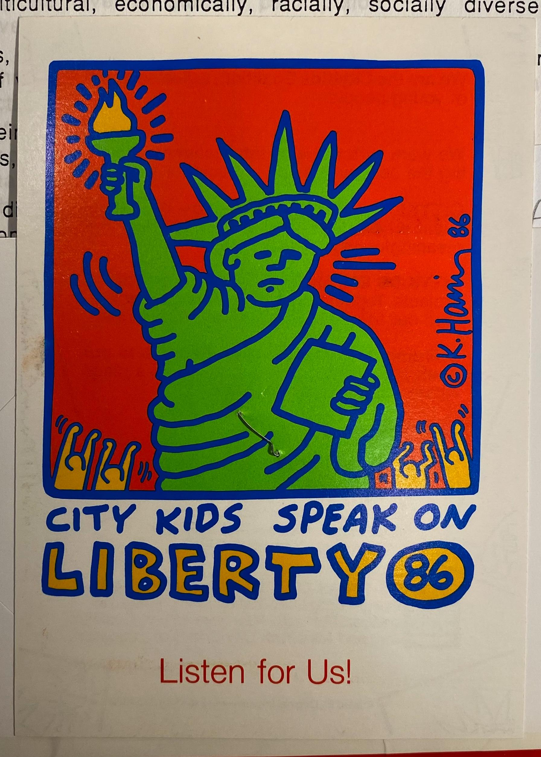 Post-Modern Keith Haring CityKids Speak Portfolio