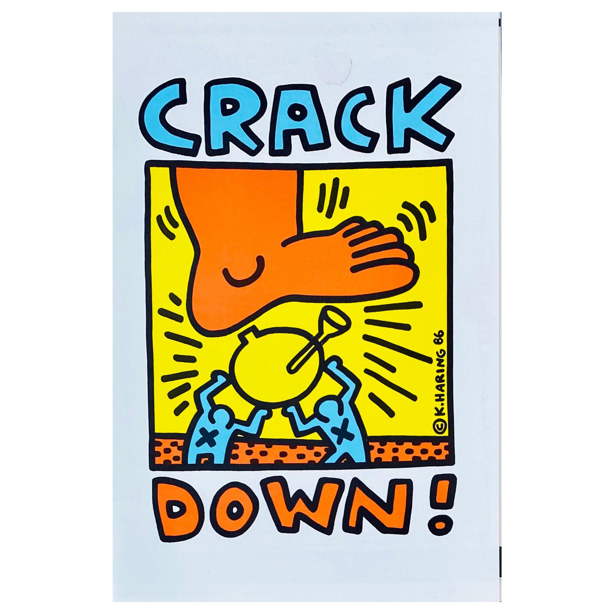 Keith Haring Crack Down! Program, 1986