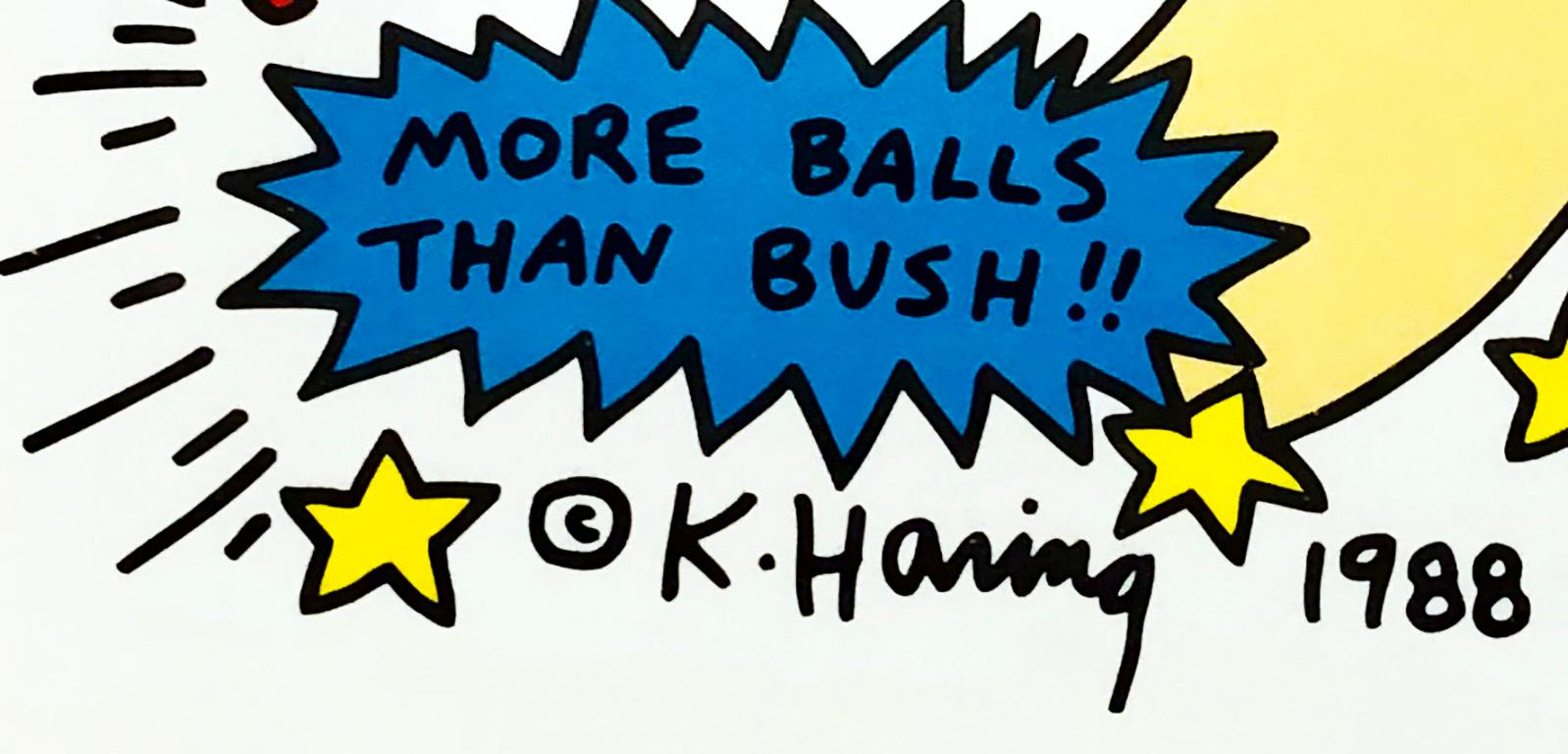 Keith Haring Debbie Dick « Keith Haring Safe Sex » (sex sûr) Bon état - En vente à Brooklyn, NY