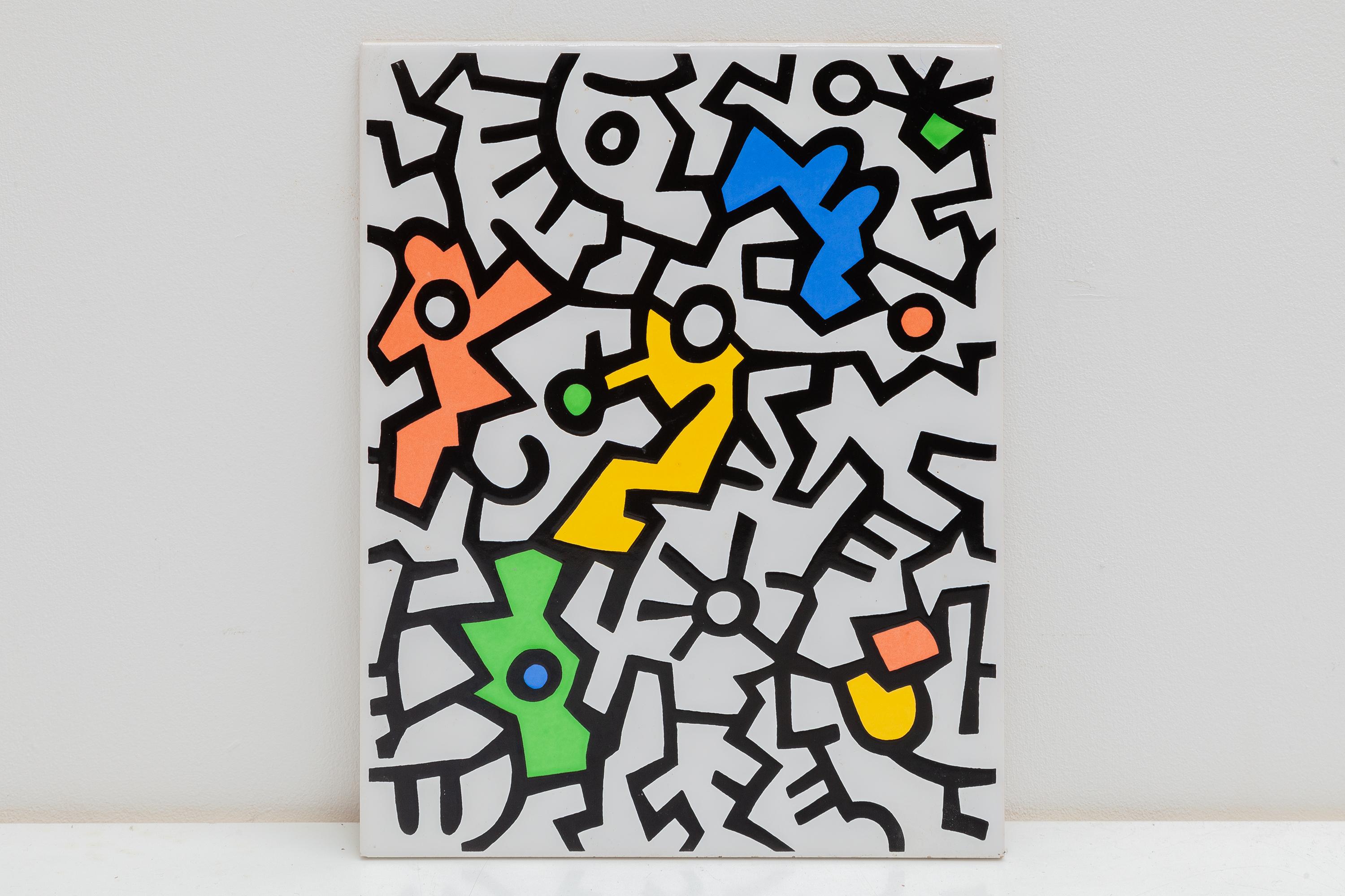 keith haring tiles