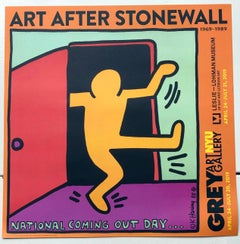 Poster per la mostra di Keith Haring "Keith Haring National Coming Out Day
