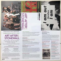 Keith Haring Ausstellungsplakat 'Keith Haring National Coming Out Day'