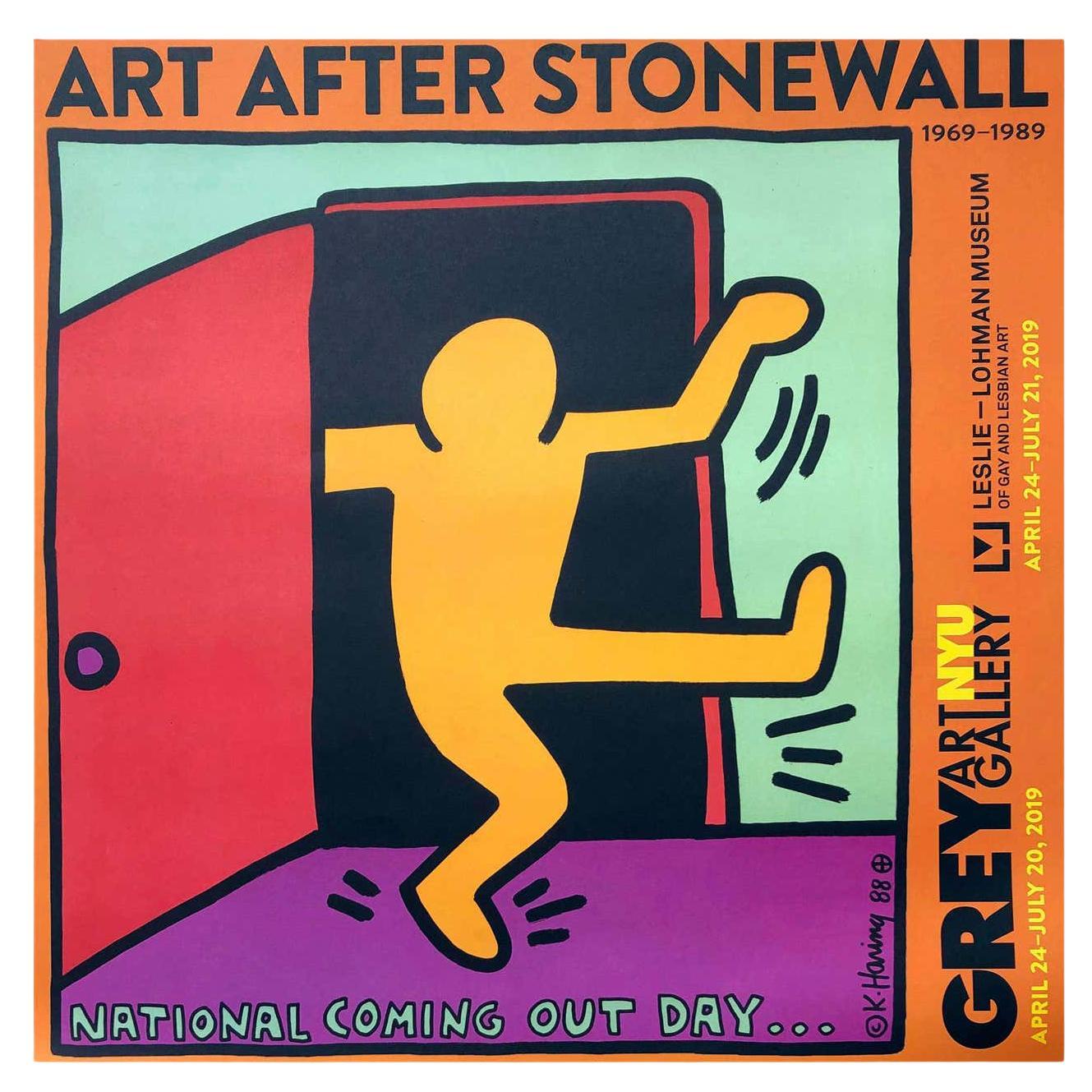 Keith Haring Exhibit Poster 'Keith Haring National Coming Out Day'