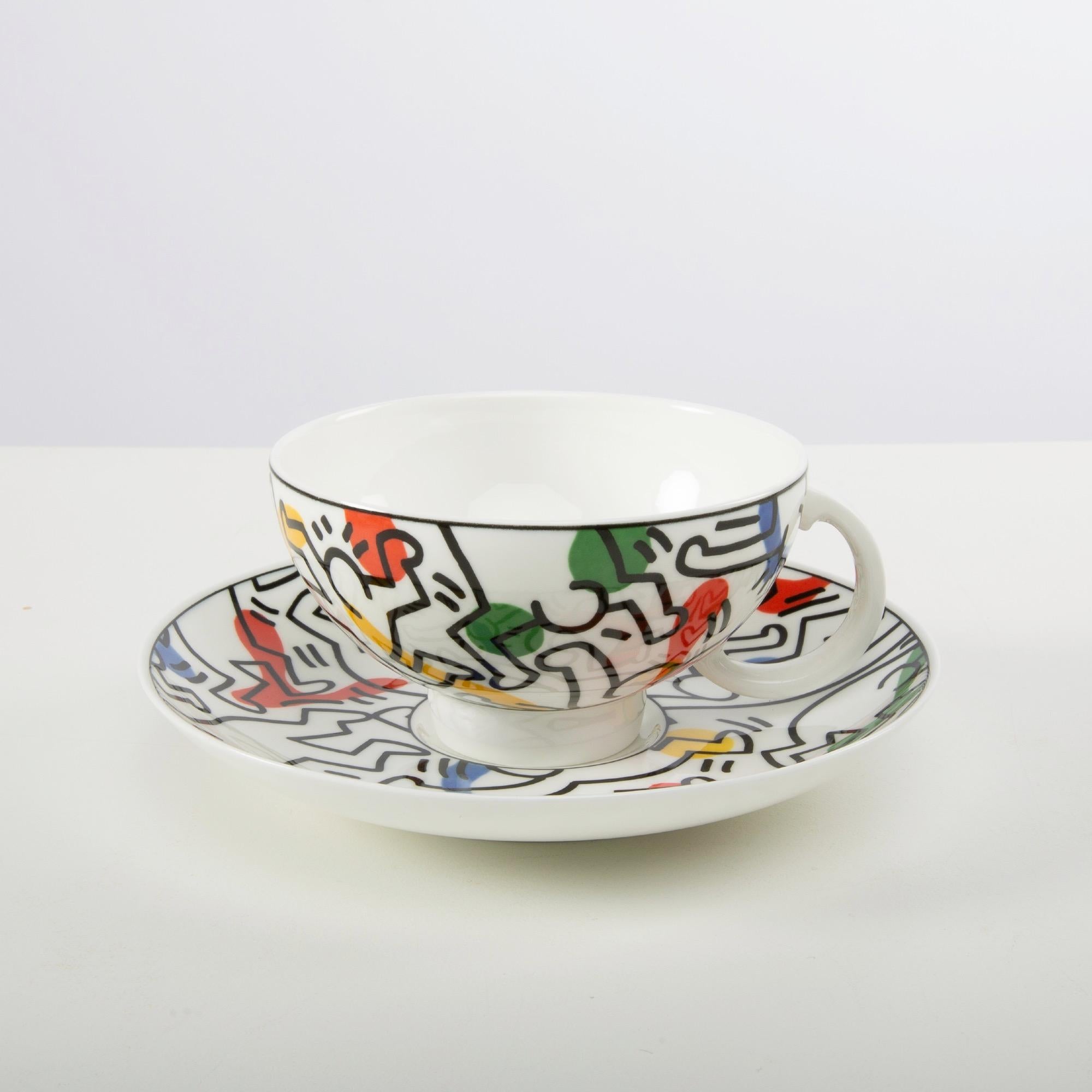Keith Haring für Villeroy & Boch, Teeservice im Angebot 1