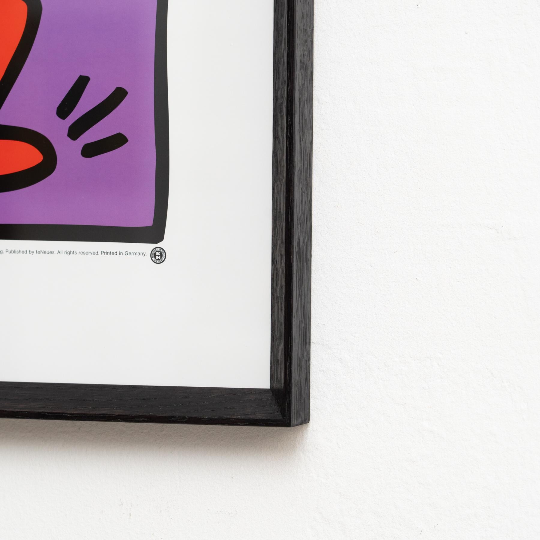 Gerahmte Lithographie von Keith Haring, 1987 von Teneues im Angebot 6