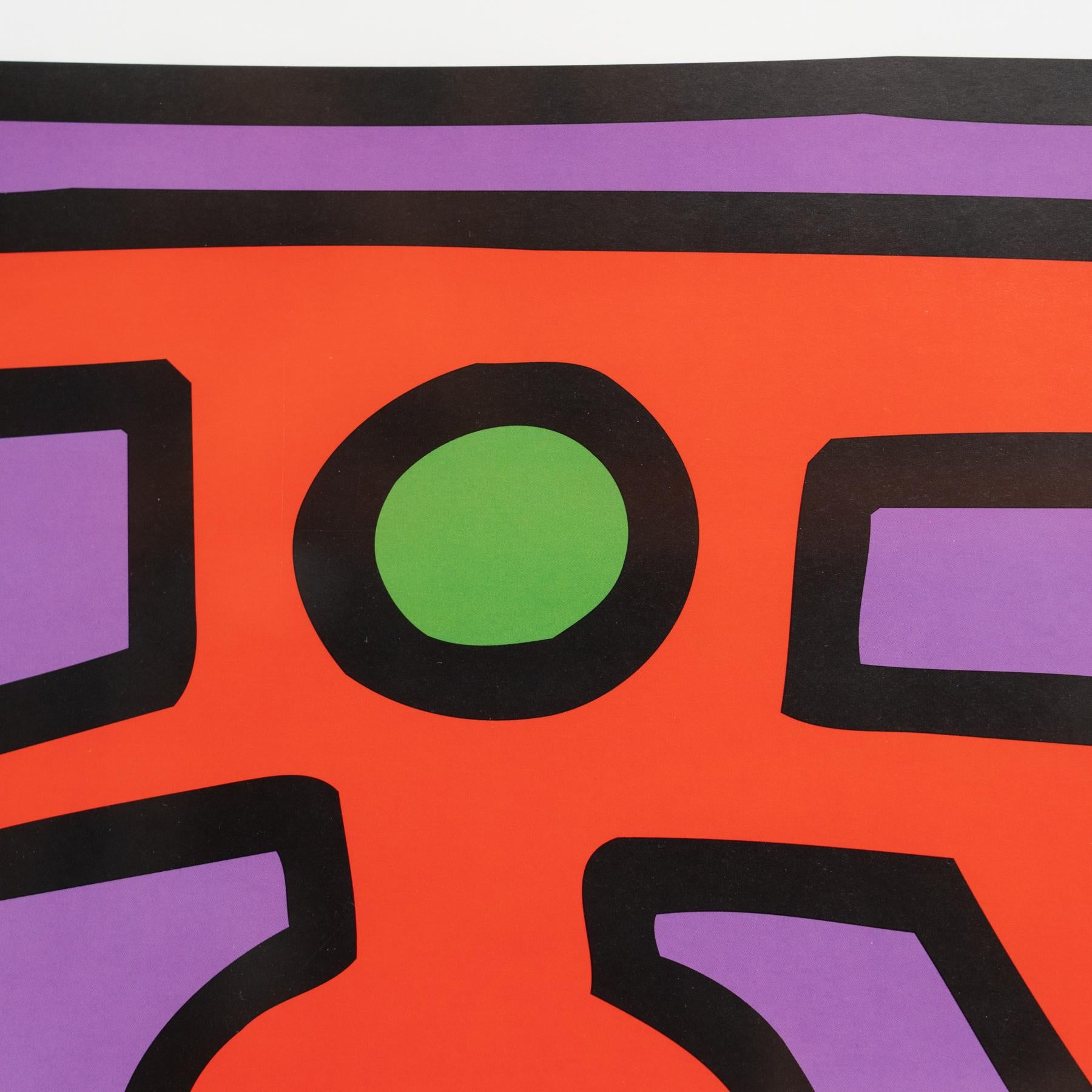 Gerahmte Lithographie von Keith Haring, 1987 von Teneues im Angebot 7