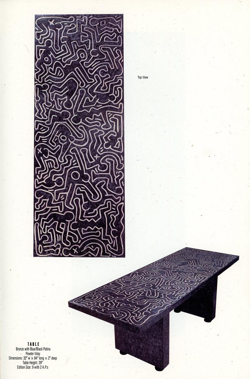 Keith Haring, Gallery 56 Geneva 1990 'Vintage Keith Haring Exhibition Catalog' In Good Condition For Sale In Brooklyn, NY
