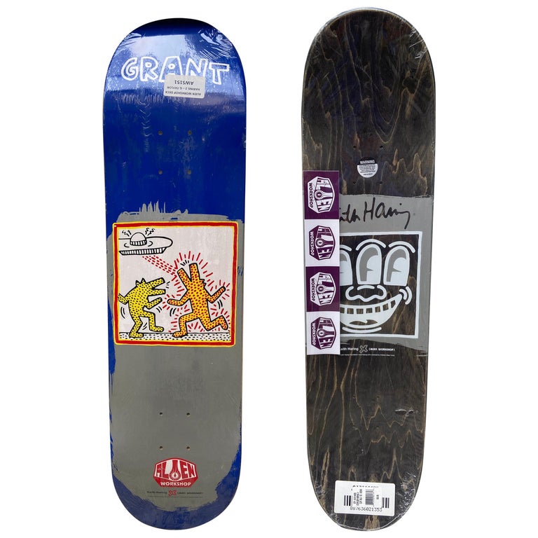 Keith Haring, grand collectionneur de planches de Skate Board En vente sur  1stDibs